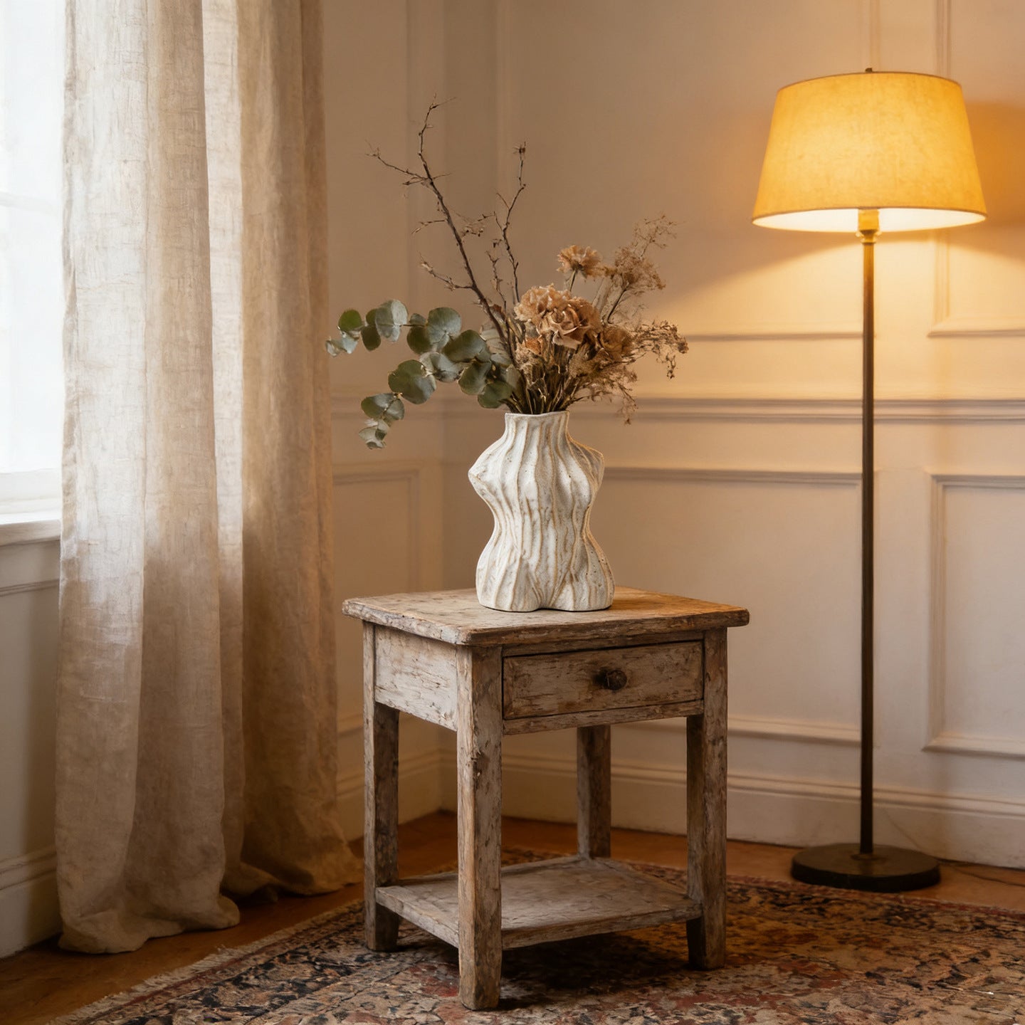 Konturiertes Bust-Shape Dekoratives Keramikvase