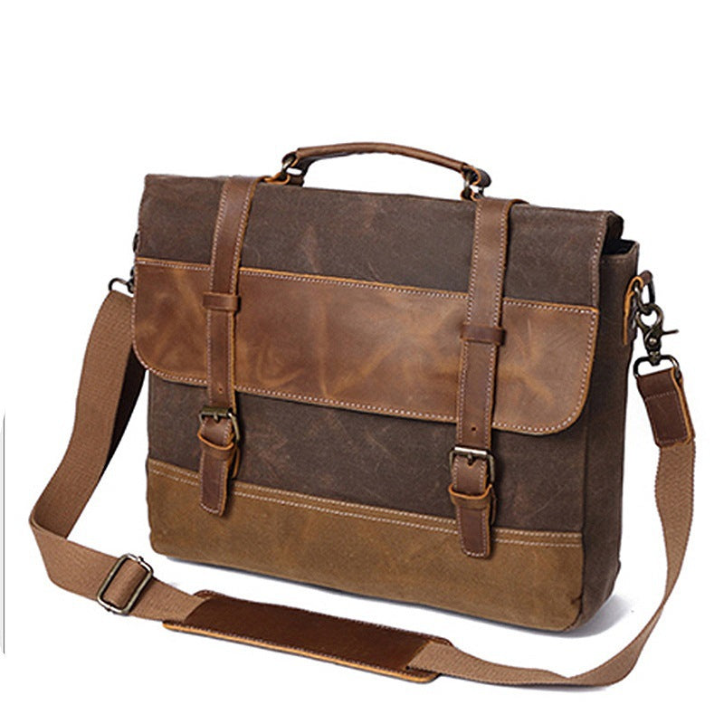 Robuste Aktentasche mit Vintage-Design Brehn