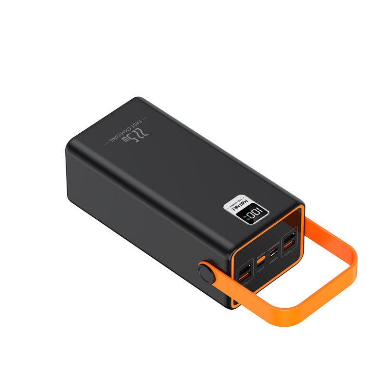 Tragbare Powerbank mit Innovativer Handhabung und Digitaler Ladestandanzeige Brehn