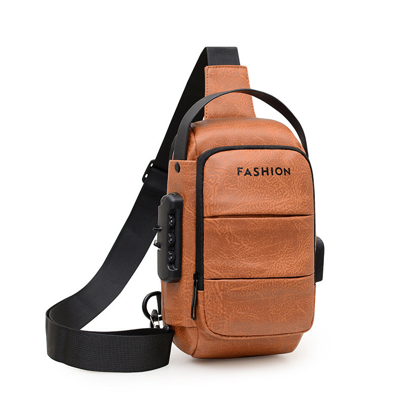 Stylish Umhängetasche aus Leder Brehn
