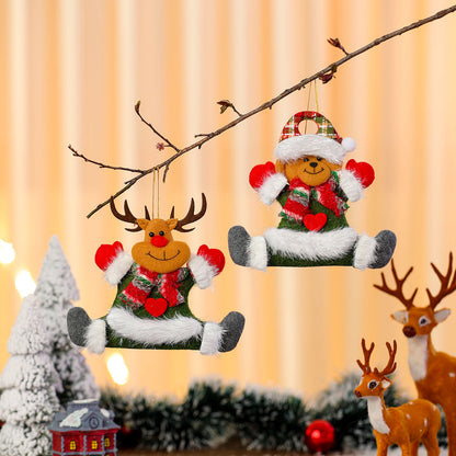 Dekorative Filz Santa Ornament Schale