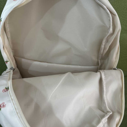 Blumenmuster Canvas Rucksack Brehn