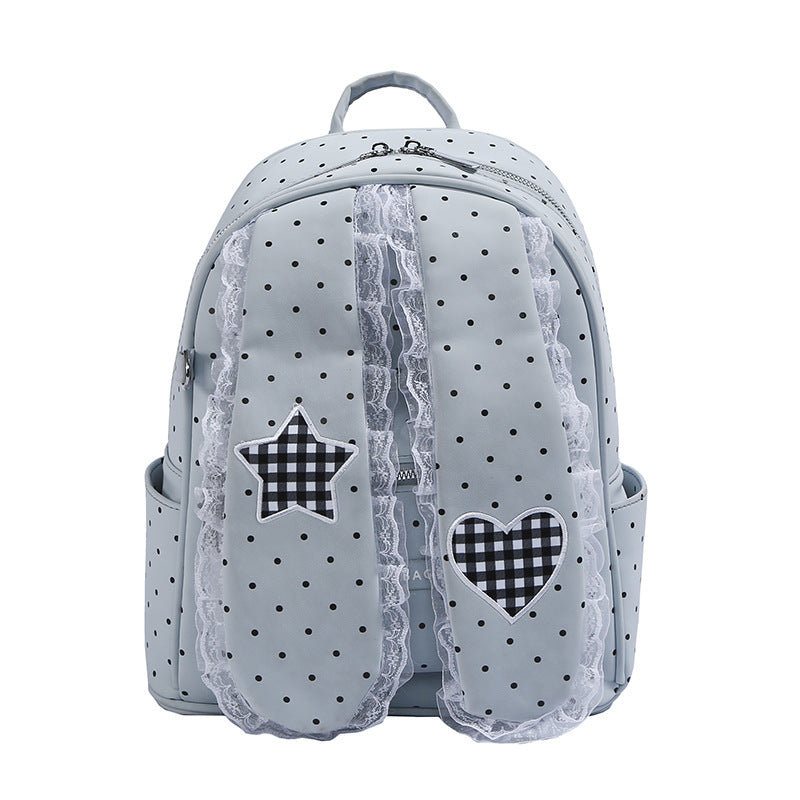Modische Pünktchen Rucksack Brehn