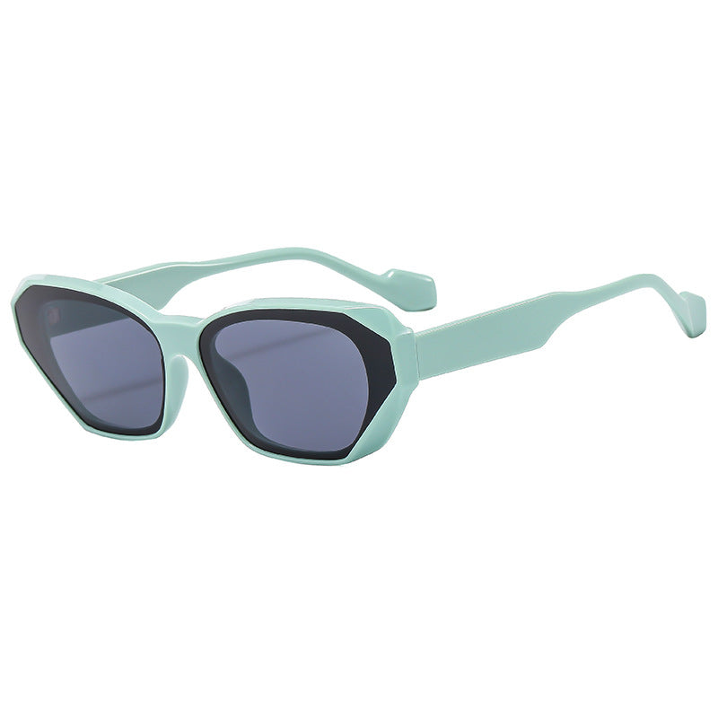 Damen trendige polygonale Sonnenbrille Brehn