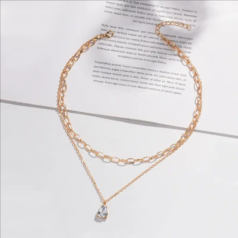 Gestapeltes Gliederketten-Halsband Brehn