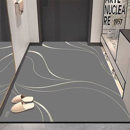 Modern geometrischer Eingangsbereich Teppich