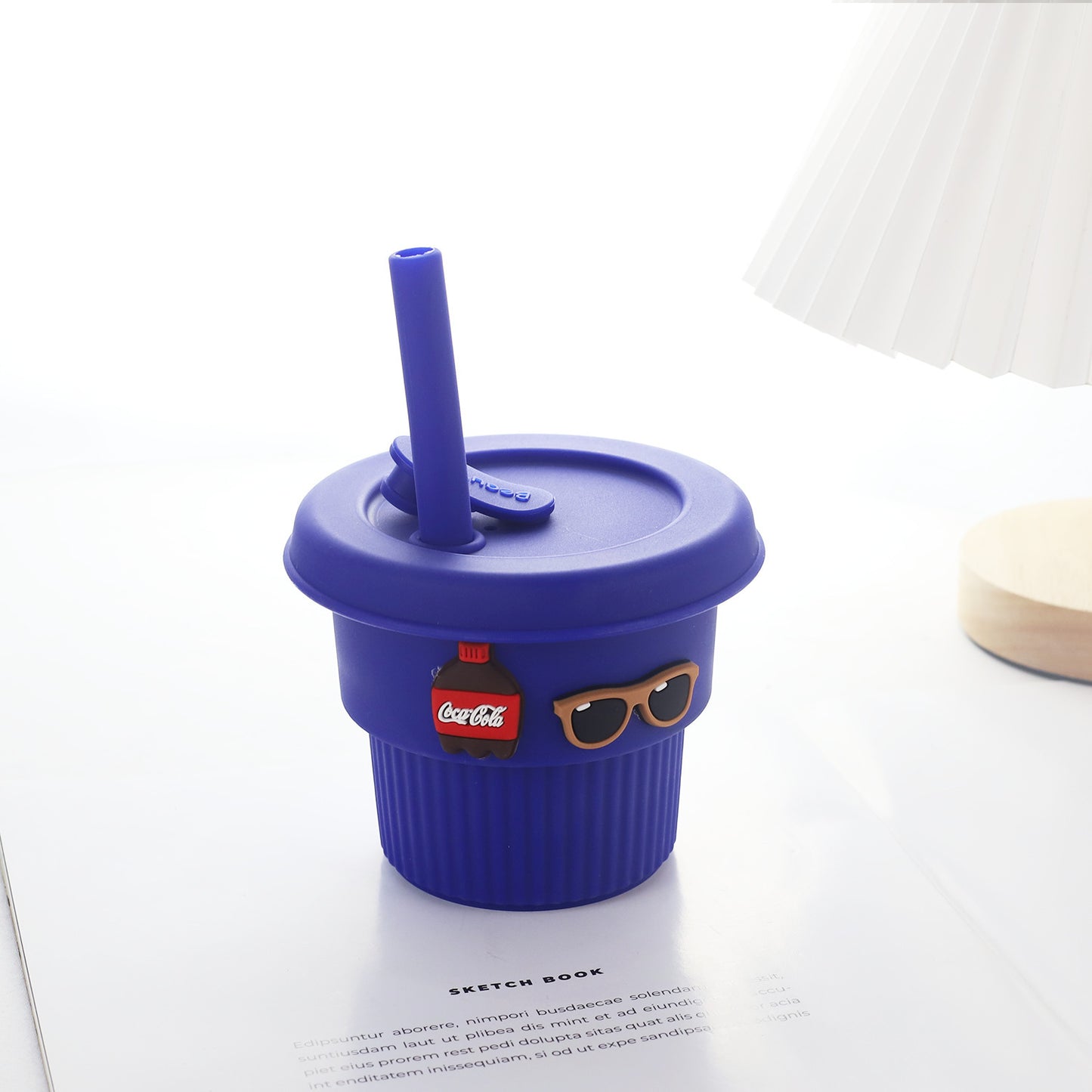 Damen kreativer Silikon-Trinkbecher mit lustigen Motiven Brehn