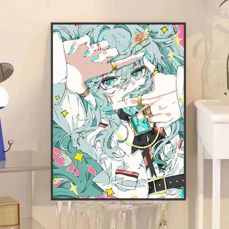 Anime-inspirierte dekorative Wandkunst Brehn