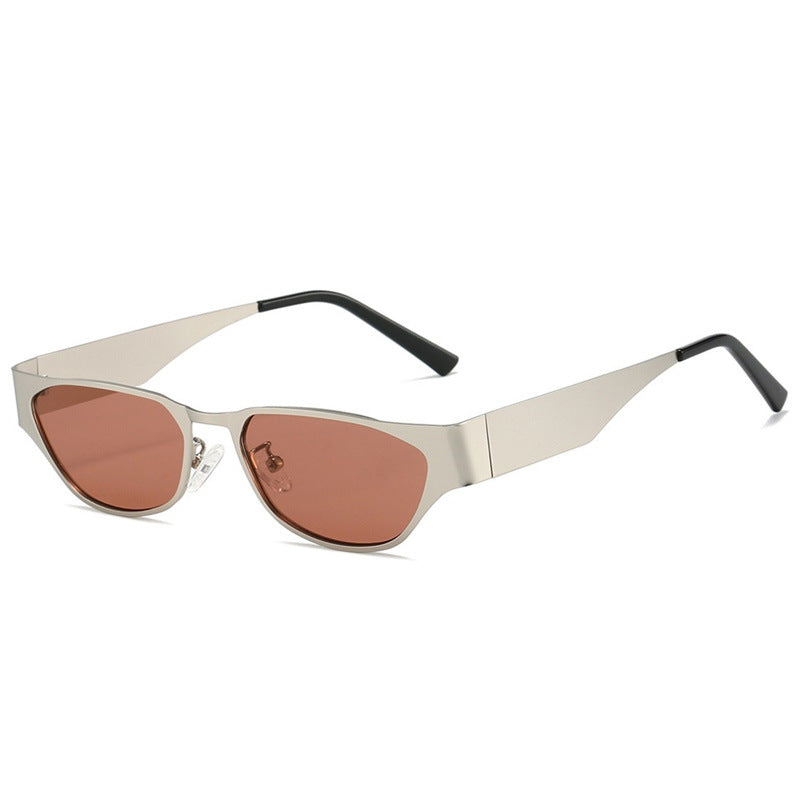 Damen futuristische schlanke Sonnenbrille Brehn