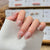 Elegante mit Strass verzierte Press-On Nail Set Brehn