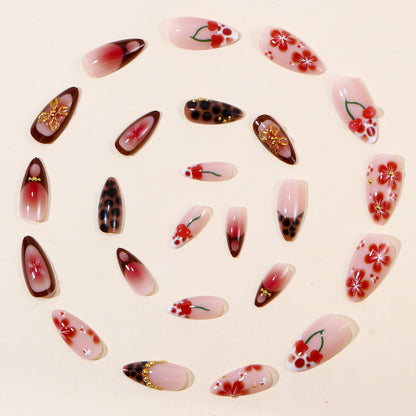 Dekorative Luxus Nagelkunst Verlängerungen Brehn