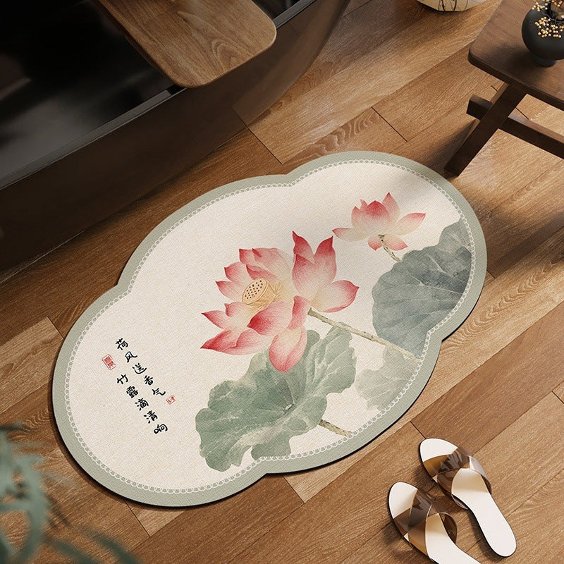 Blüteninspiriertes rutschfestes Tischset
