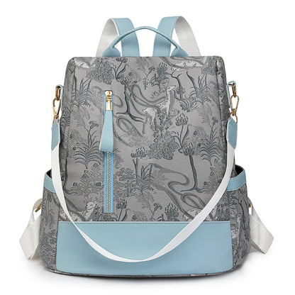 Elegante Floral Prägung Rucksack Brehn