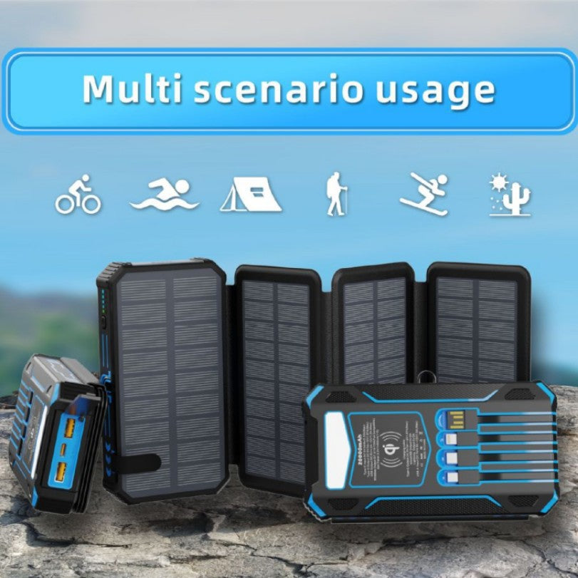 Solarbetriebene Powerbank Mit Schnellladefunktion Von Brehn