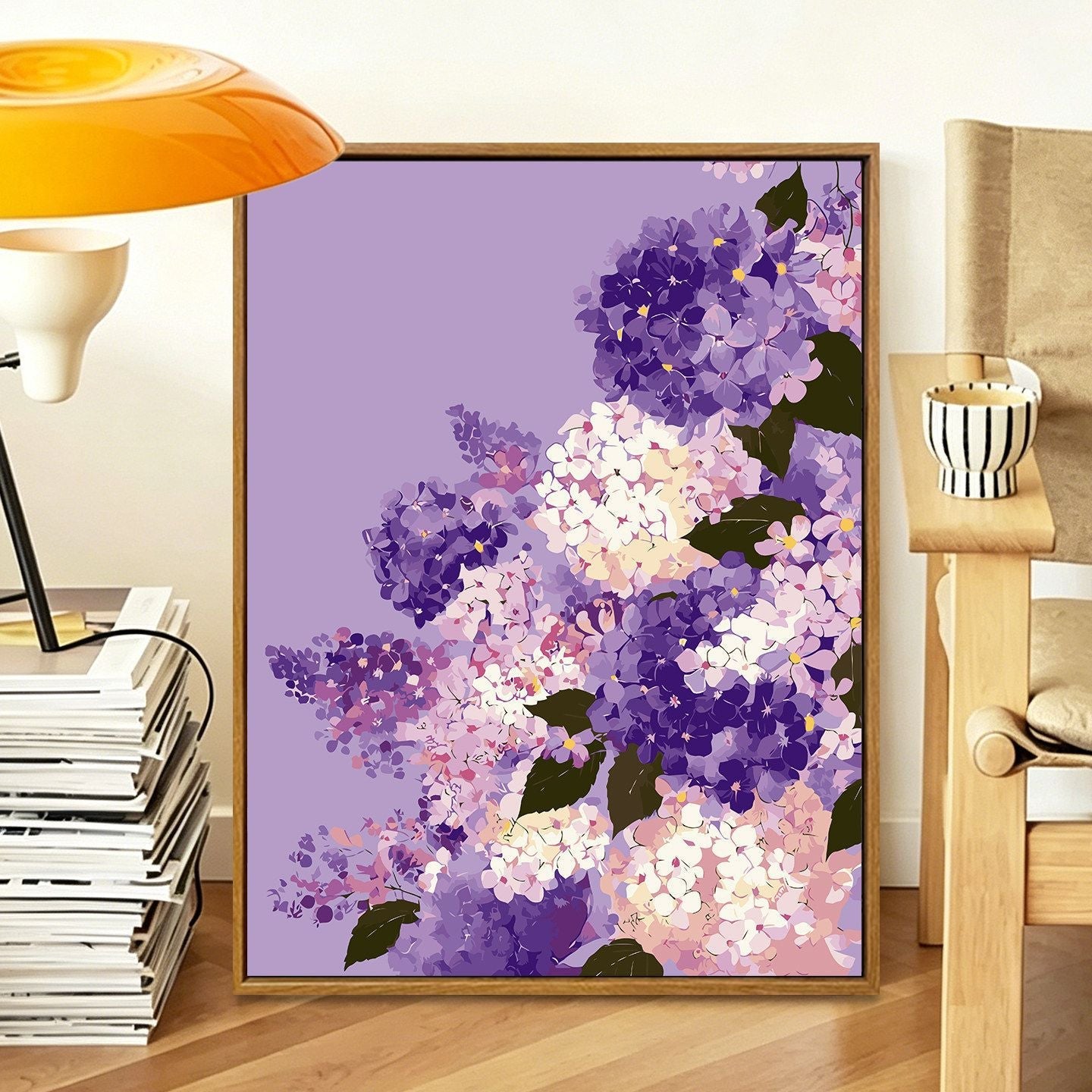 Floral Art Leinwanddruck Brehn