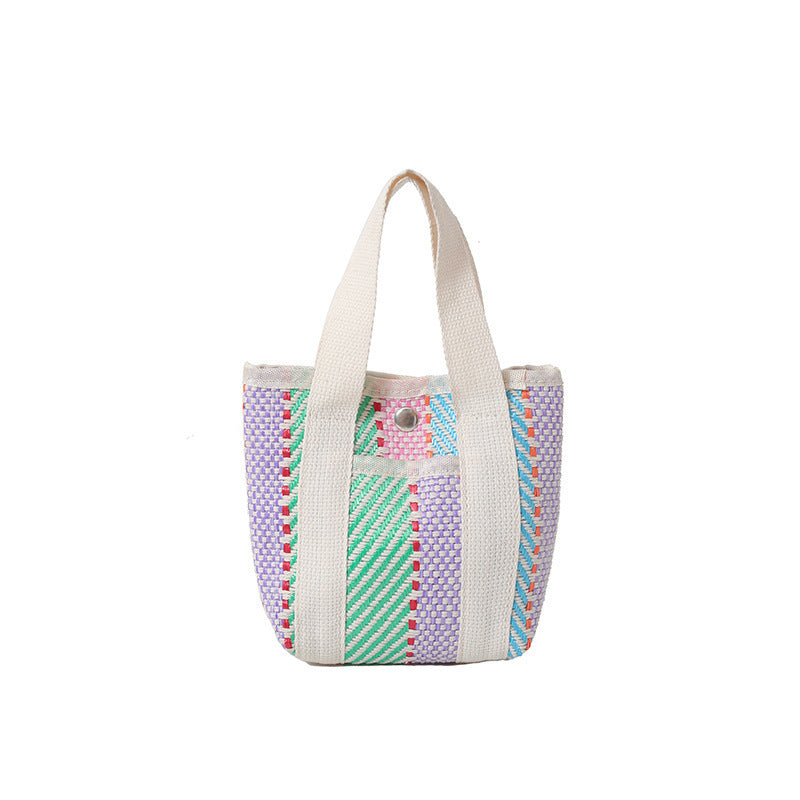 Bunte Gewebte Strandtasche Brehn