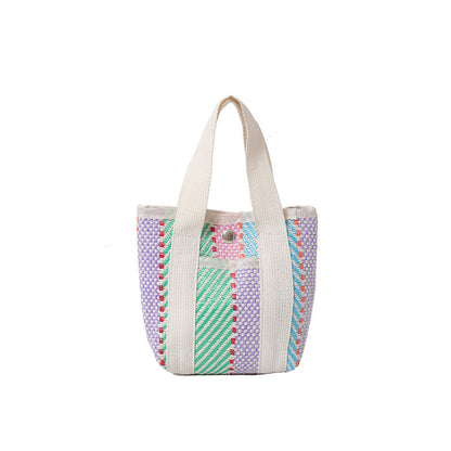 Bunte Gewebte Strandtasche Brehn