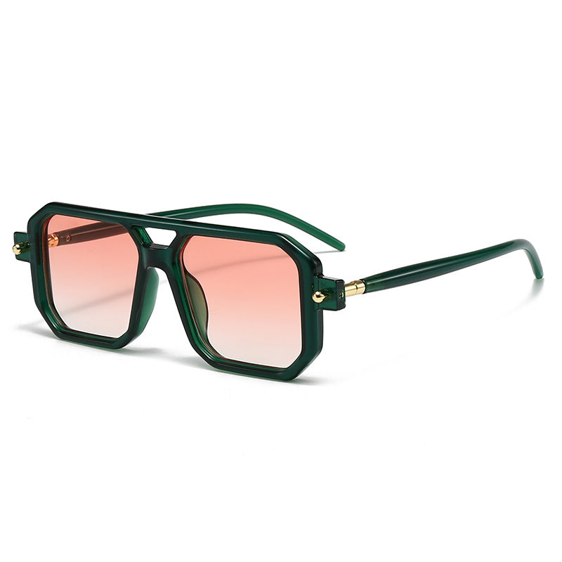 Damen oversized rechteckige Brille Brehn