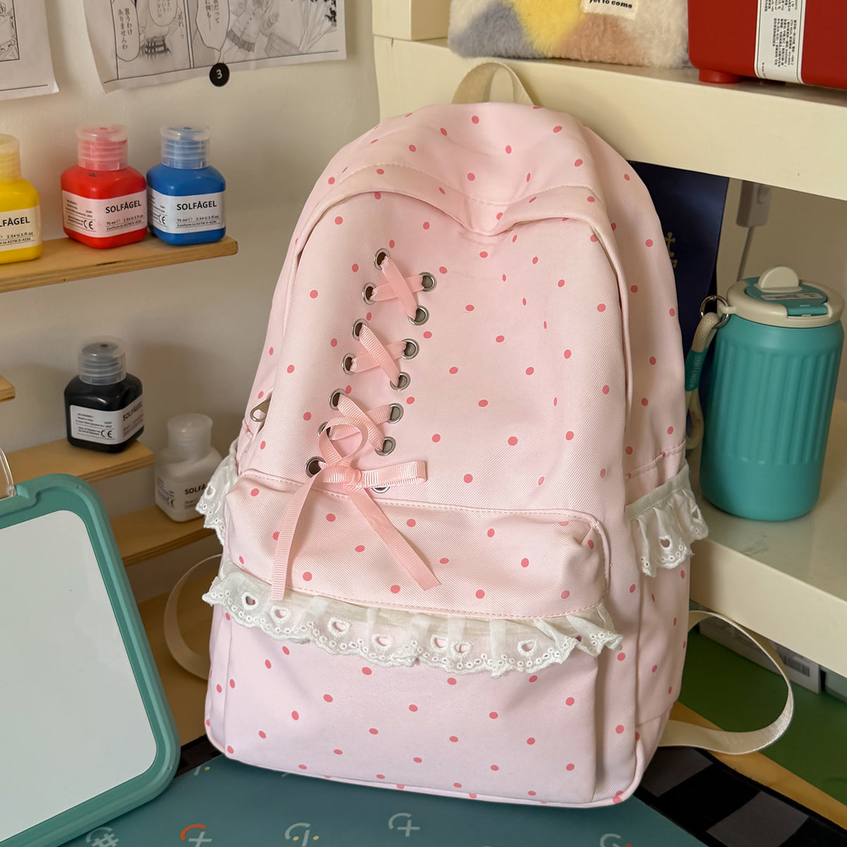 Stylischer Schnür-Backpack Brehn