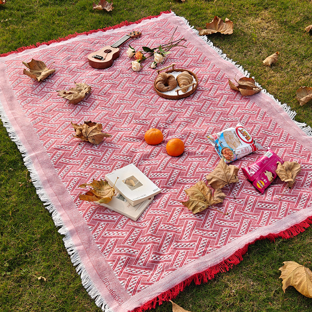 Gemütliche Outdoor-Picknickdecke
