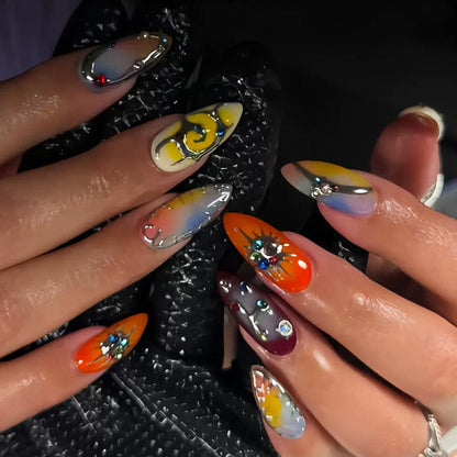 Künstlerisches Stiletto Nagelkunstset