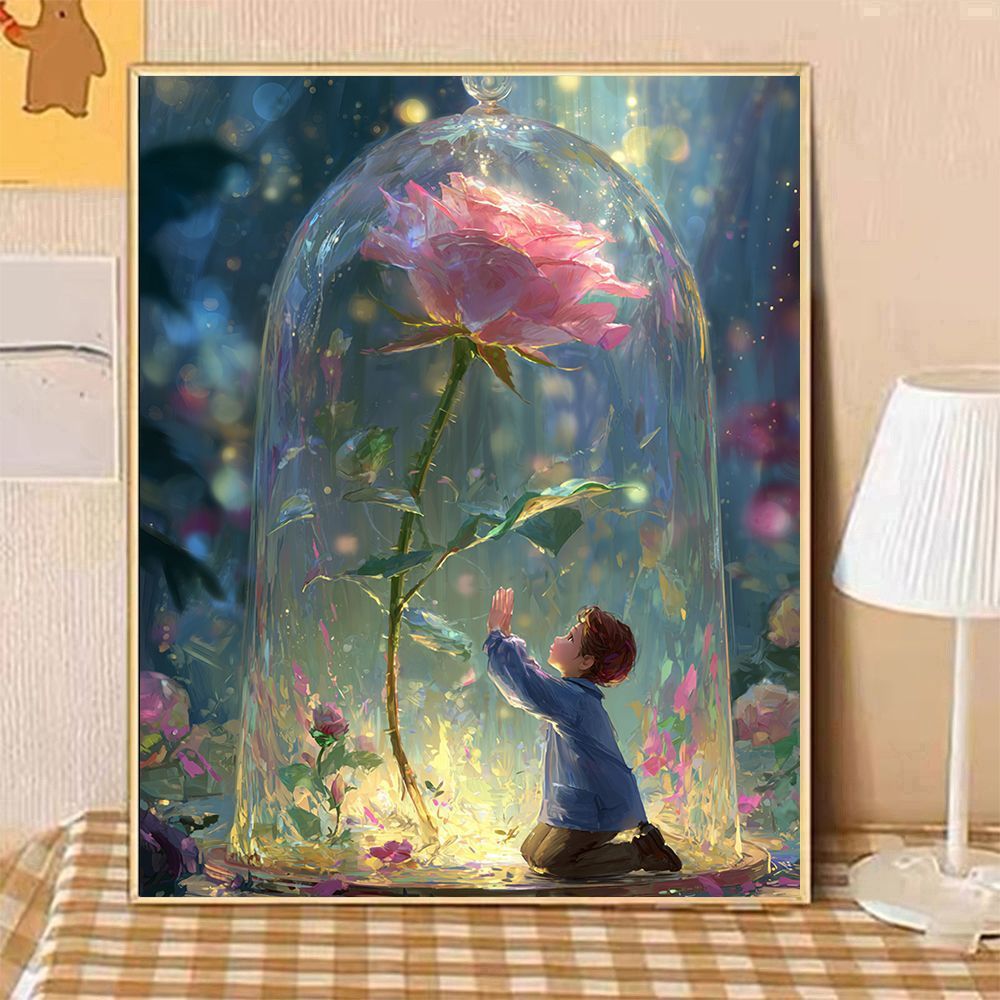 Verzaubertes Garten Fantasy Kunst Druck Brehn