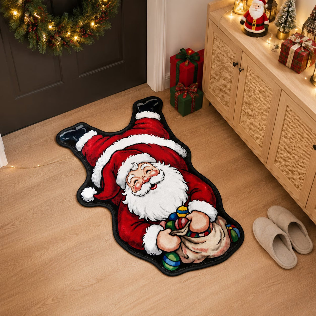 Weihnachts-Themen-Plüsch-Eingangsmatte