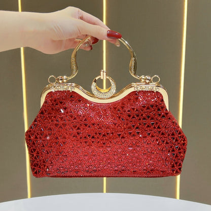 Glamouröse Perlenbestickte Abendhandtasche