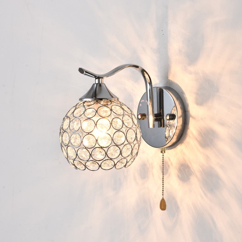 Kristallakzent-Wandlampe