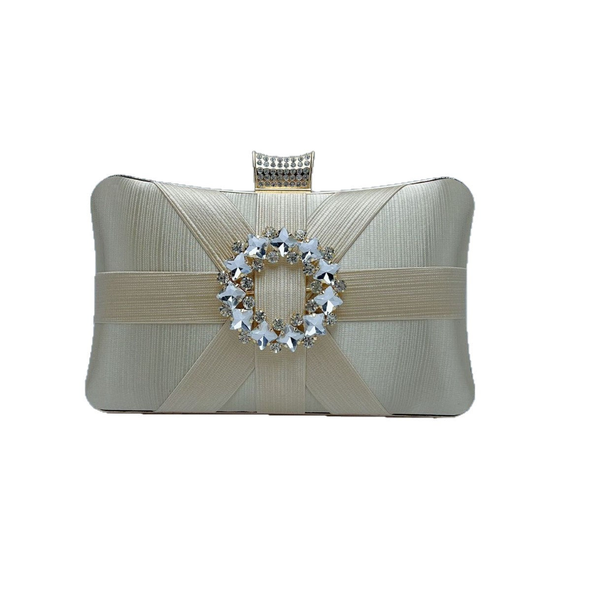 Dekorative Satin Abend-Clutch