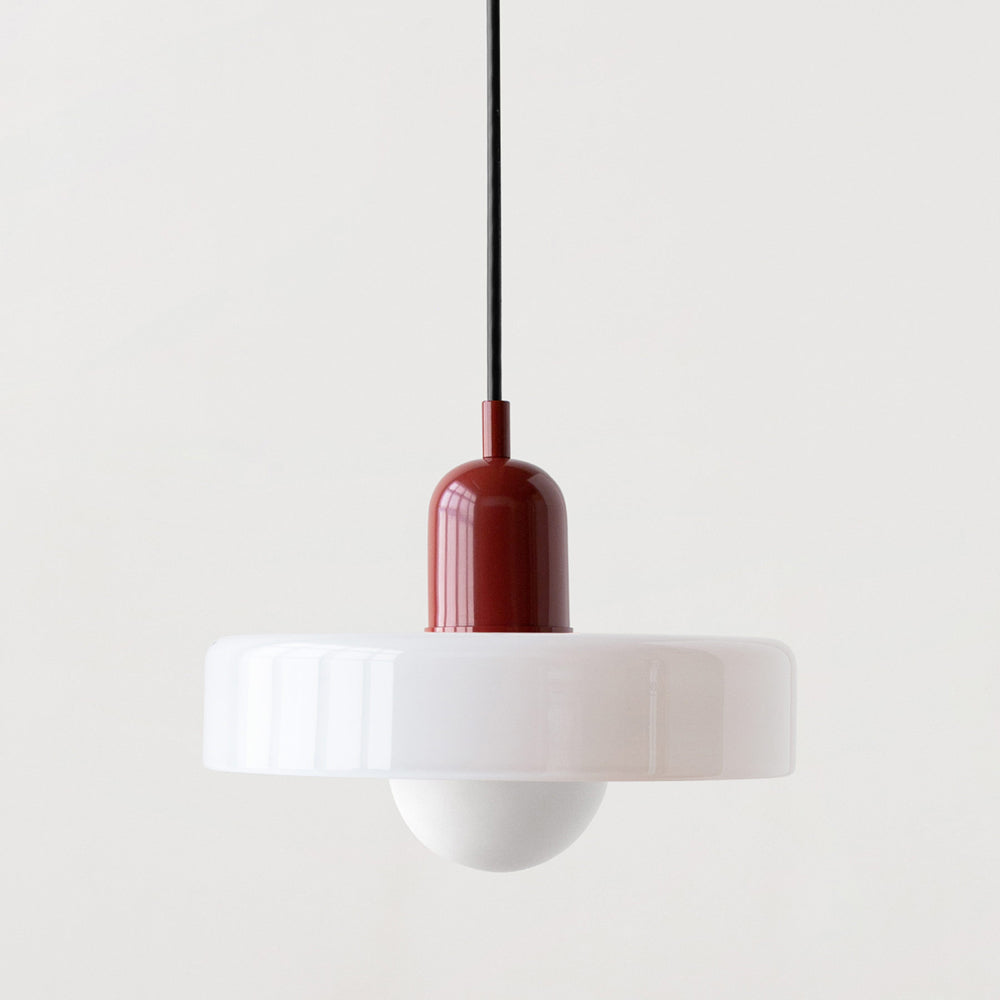 Farbenfrohe Bauhaus-Style Pendelleuchte - StiloGlas | Brehn