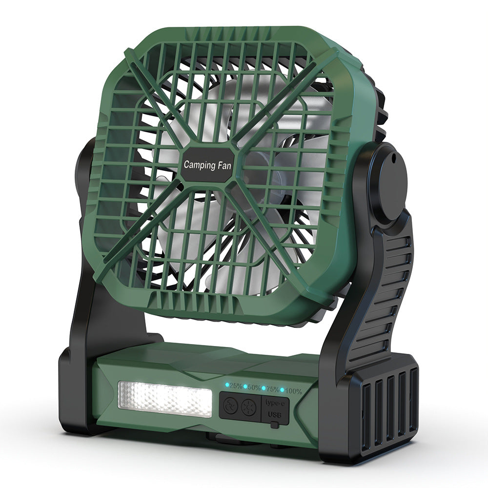 Unisex tragbarer Campingventilator mit LED-Lampe Brehn