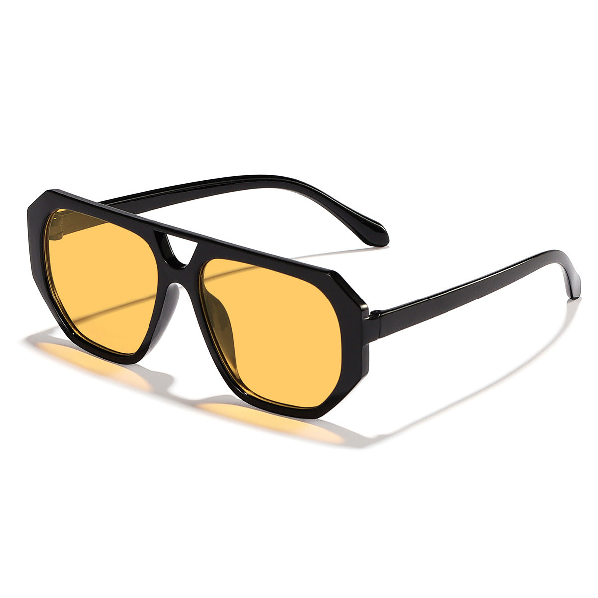 Damen moderne Sonnenbrille im auffälligen Oktagon-Design Brehn