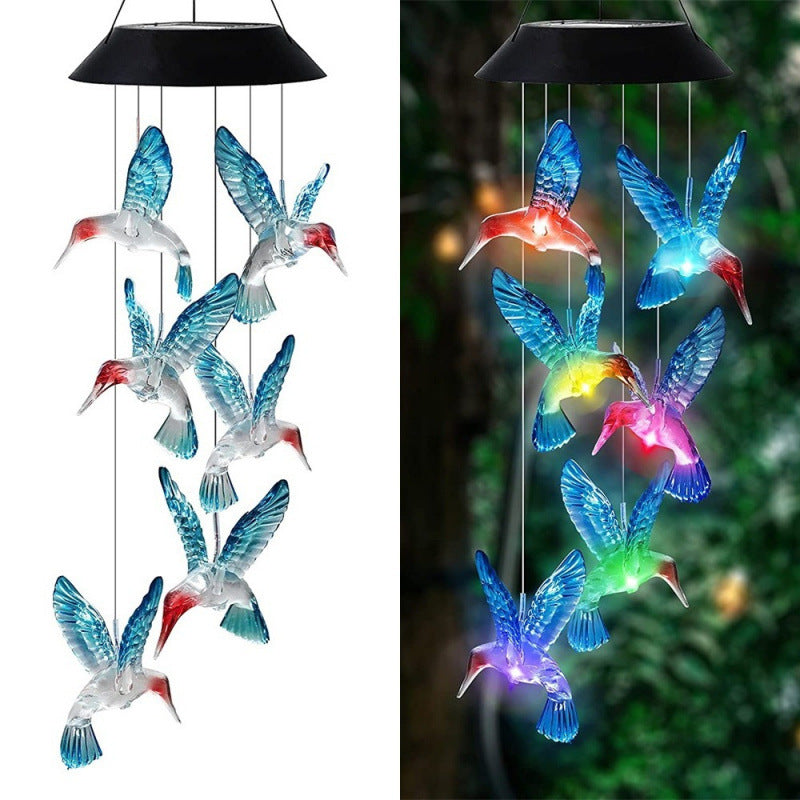 Dekorativer Flamingo Hängemobil Windspiel Gartenornament Brehn