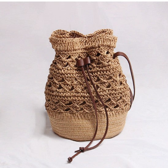 Damen Elegante Handgepaßte Makramee-Tasche Brehn