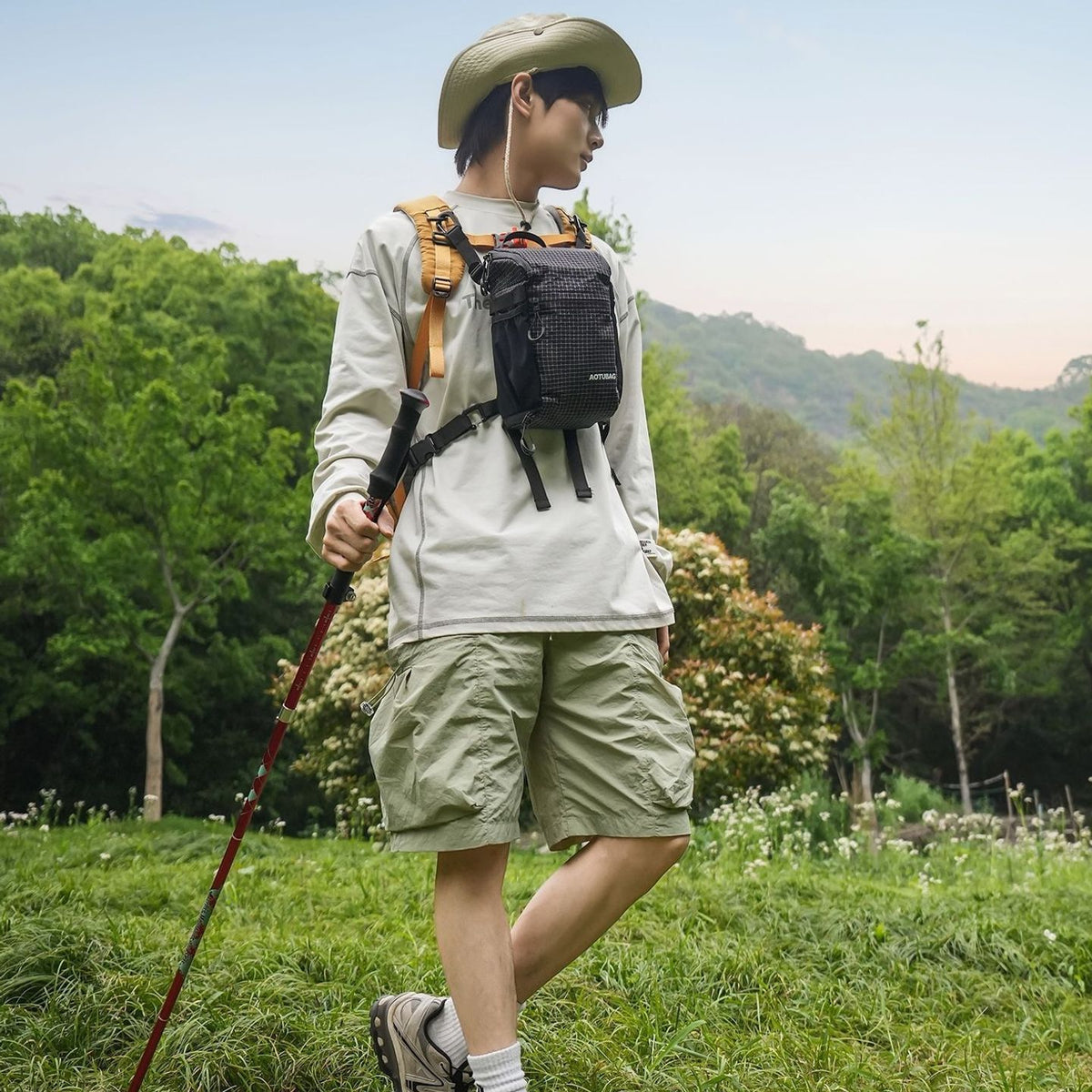 Vielseitiger kompakter Reiserrucksack Brehn