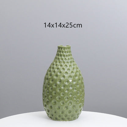 Texturierte Keramische Dekorative Vase Brehn