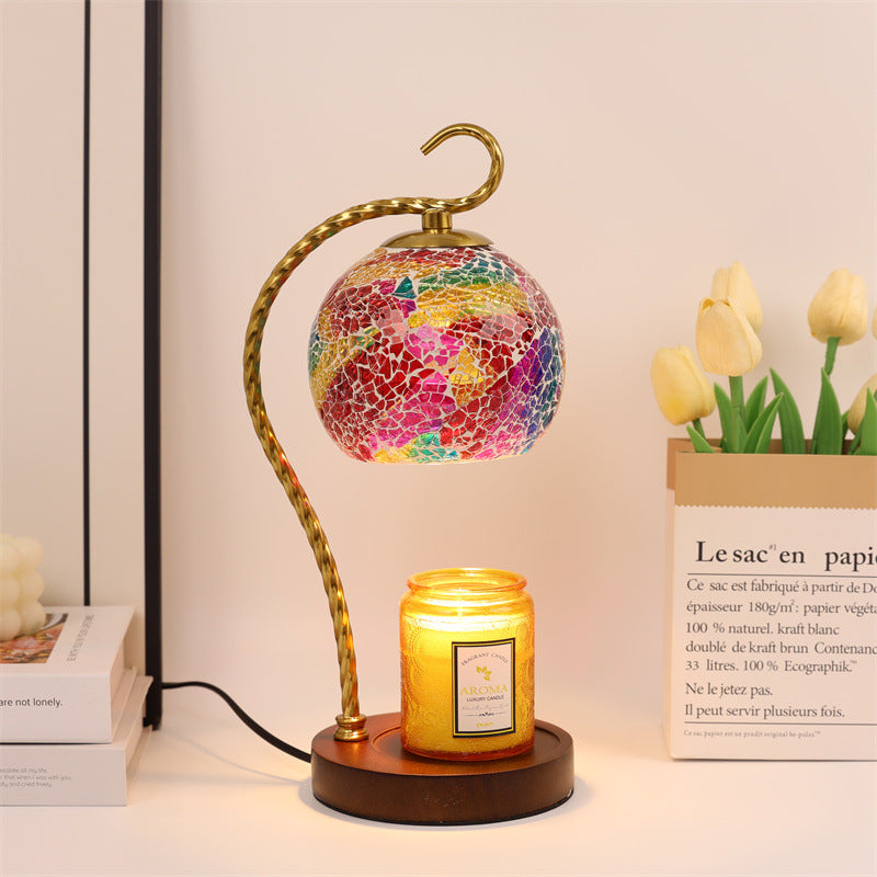 Mosaikglas-Tischlampe