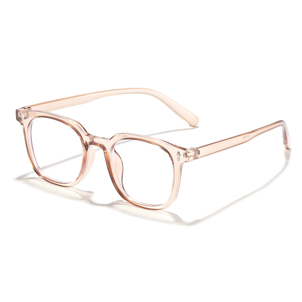 Damen modische Sonnenbrille mit transparentem Rahmen und UV-Schutz Brehn