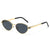 Chic Cat-Eye Sonnenbrille mit luxuriösen goldenen Akzenten Brehn