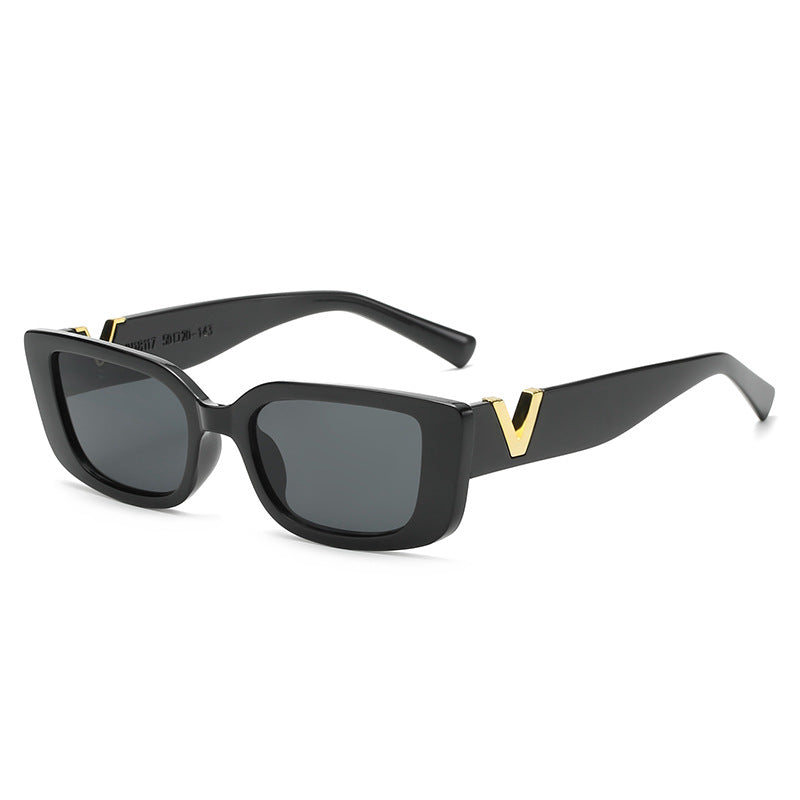 Damen modische Sonnenbrille mit trendigem Leopardenmuster und robustem Rahmen Brehn