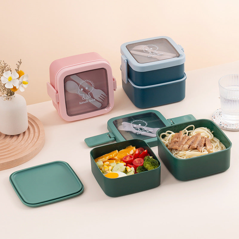 Vier-Komponenten Lebensmittelaufbewahrung Mittagessen Box