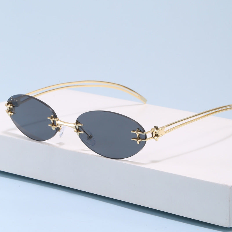 Modische Sonnenbrille mit Schmalem Rahmen und Trendigem Design Brehn