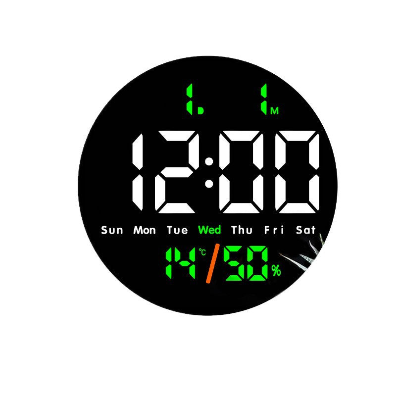 Digitaler Tischwecker mit Led-Anzeige und Temperaturfunktion Brehn