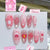Kreatives Cartoon Nagelkunst Set Brehn