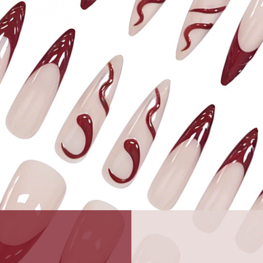 Dekorativer Stiletto Nagelkunst Set Brehn