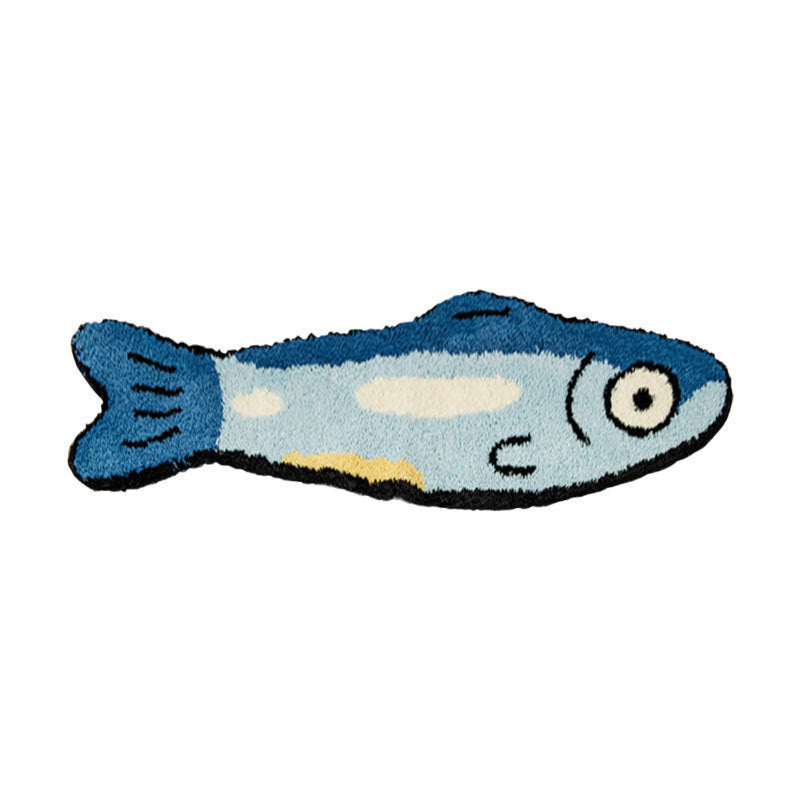 Verspielte fischförmige Badmatte Brehn