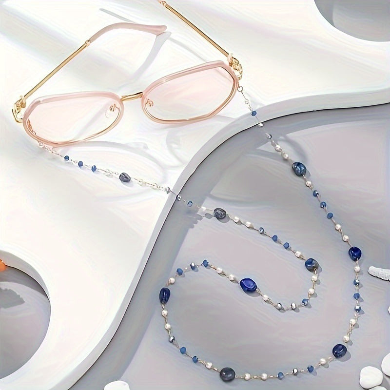 Künstlerische Perlen Brille Kette Brehn 1787045623