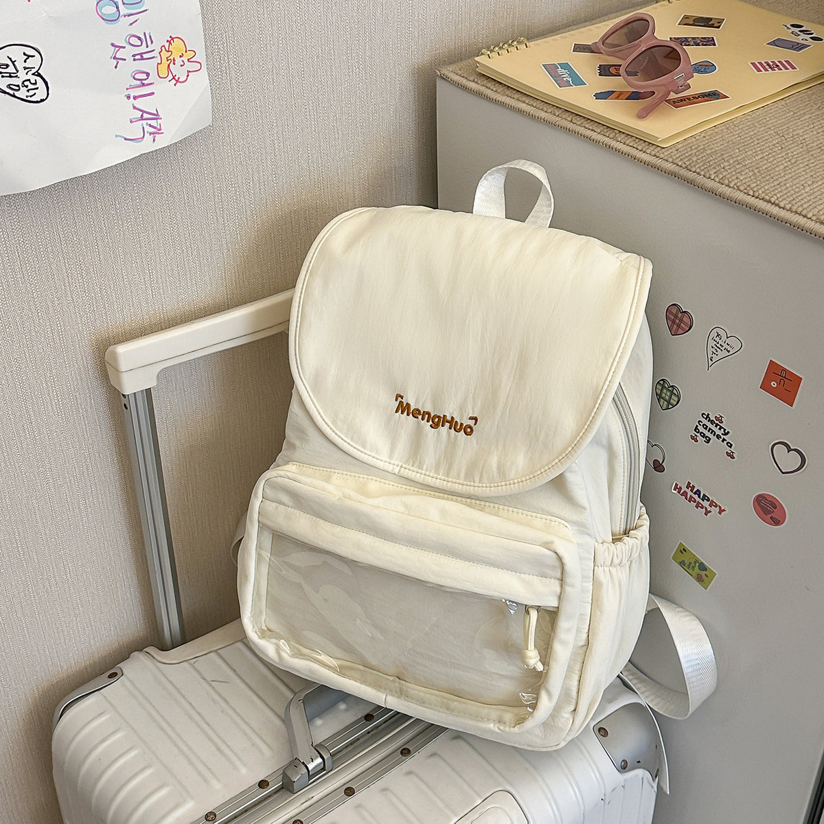 Stylische transparente Utility-Rucksack Brehn