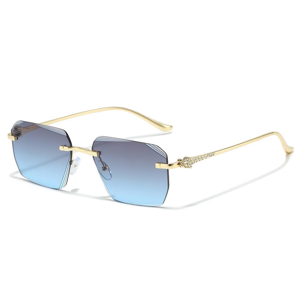 Modetrend Geometrische Schild Sonnenbrille Brehn